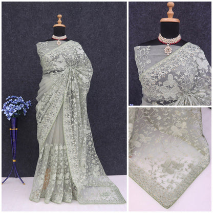 BOLLYWOOD TRENDZ EXCLUSIVE CHIKANKARI SAREE COLLECTION