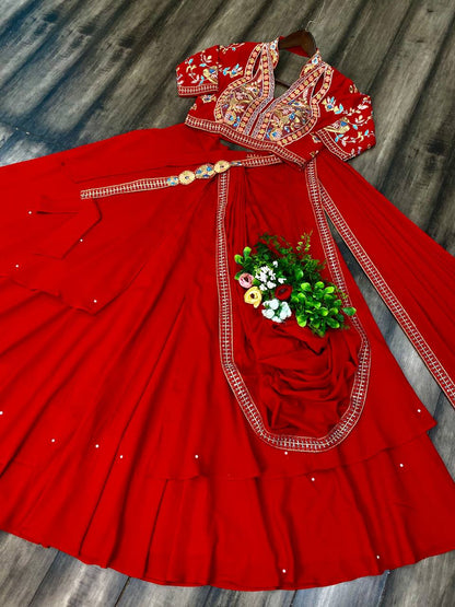 STYLIST EXCLUSIVE FANCY PARTY WEAR LEHENGA SAREE