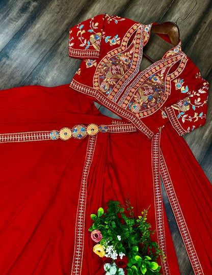 STYLIST EXCLUSIVE FANCY PARTY WEAR LEHENGA SAREE