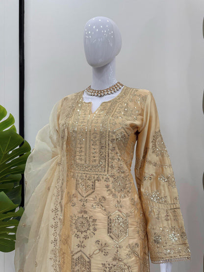 EXCLUSIVE DESIGNER PLAZO SET - PREMIUM FESTIVE WEAR