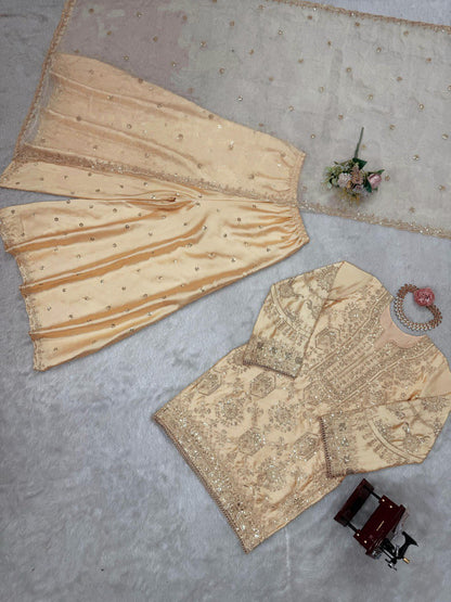 EXCLUSIVE DESIGNER PLAZO SET - PREMIUM FESTIVE WEAR
