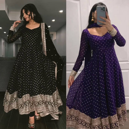 STYLISH FAUX GEORGETTE OUTFIT - PERFECT FOR EVERY OCCASION