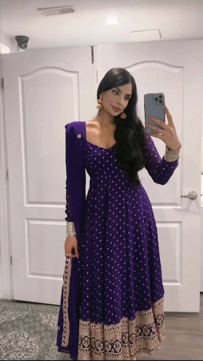 STYLISH FAUX GEORGETTE OUTFIT - PERFECT FOR EVERY OCCASION