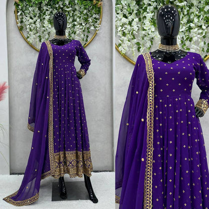 STYLISH FAUX GEORGETTE OUTFIT - PERFECT FOR EVERY OCCASION