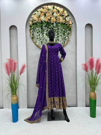 STYLISH FAUX GEORGETTE OUTFIT - PERFECT FOR EVERY OCCASION