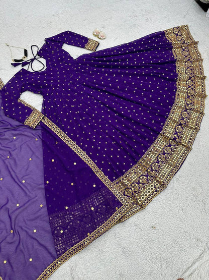 STYLISH FAUX GEORGETTE OUTFIT - PERFECT FOR EVERY OCCASION