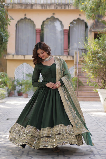 GOWN WITH DUPATTA COLLECTION 2025