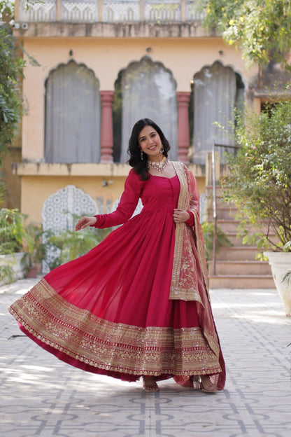 GOWN WITH DUPATTA COLLECTION 2025