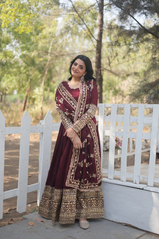 PREMIUM DESIGNER GOWN WITH DUPATTA COLLECTION