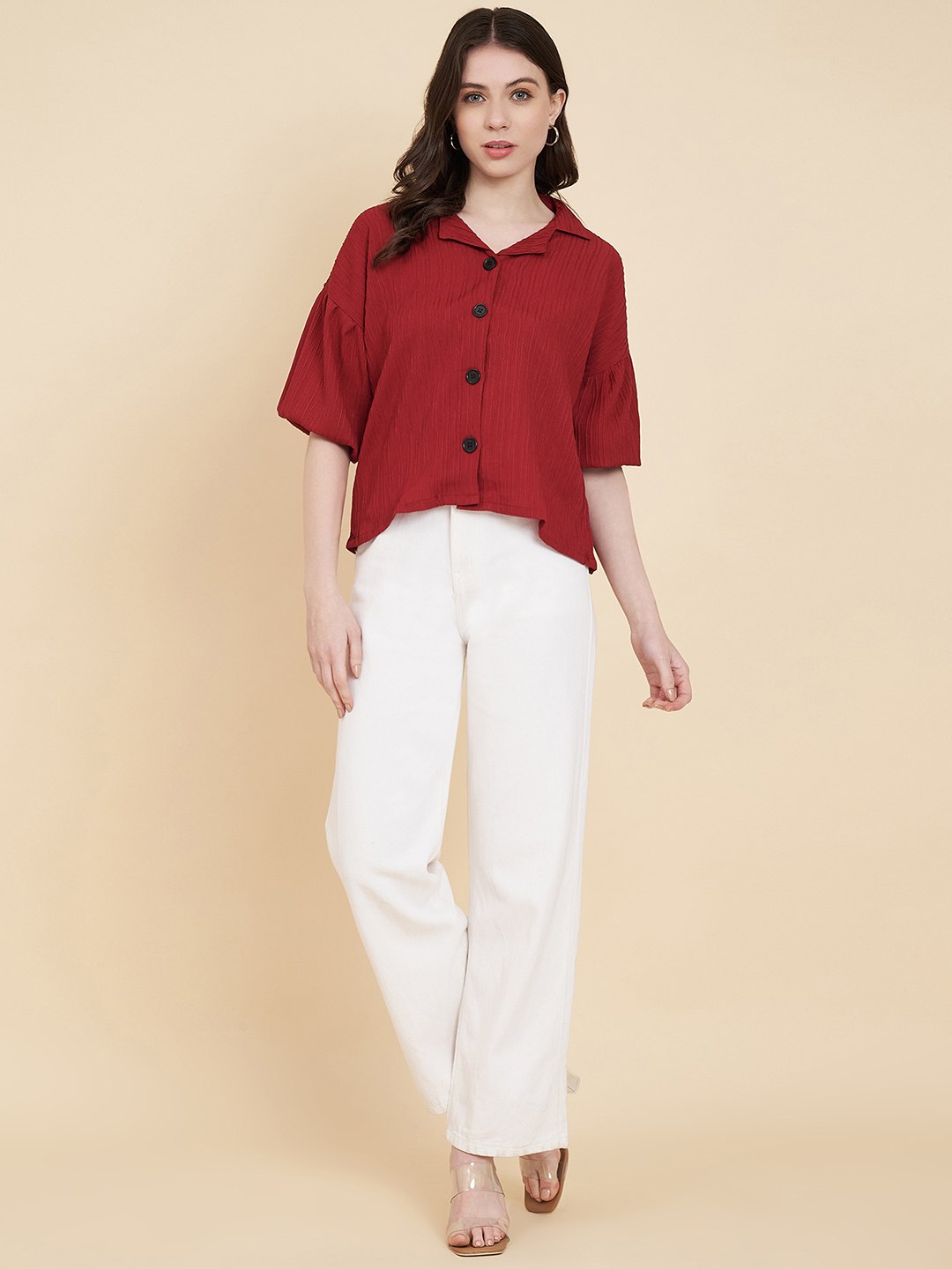 SUMMER SPECIAL - SUGARCANE BOXY SHIRT
