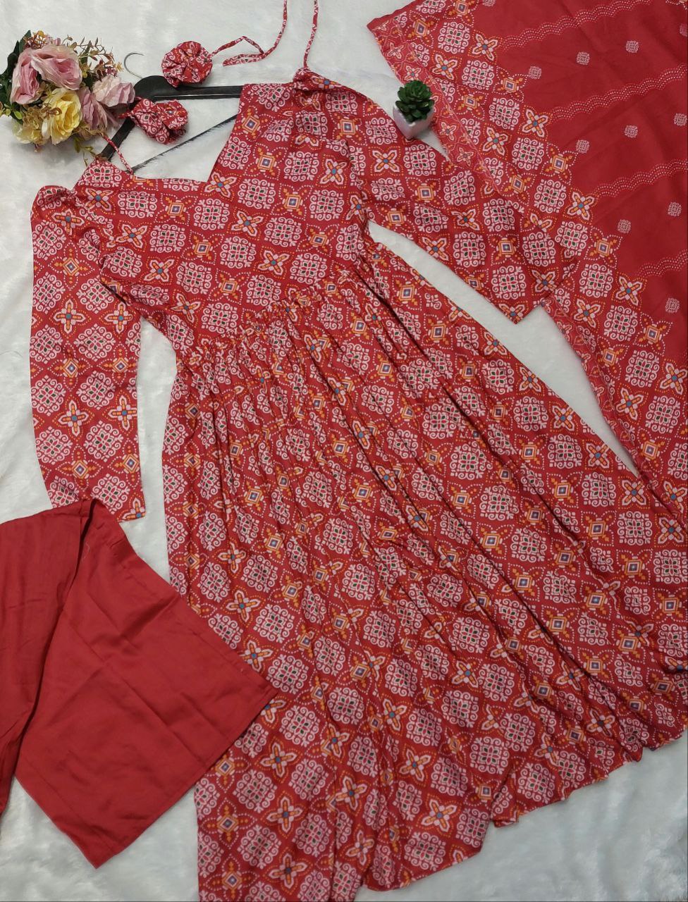 Exquisite 3-Piece Floral Suit Set – A Celebration of Elegance &amp; Grace