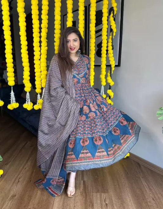 NEW COLOR LAUNCH – VOLUPTUOUS ANARKALI SUIT SET
