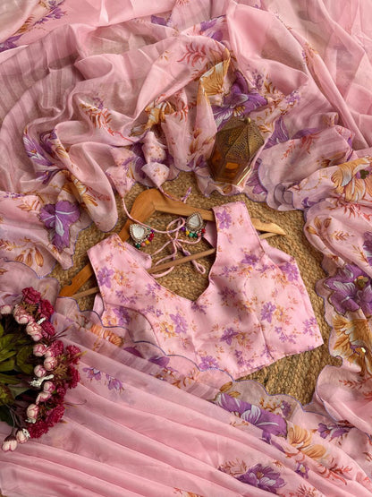 EXCLUSIVE LAUNCH – PREMIUM TEBY ORGANZA DIGITAL SAREE