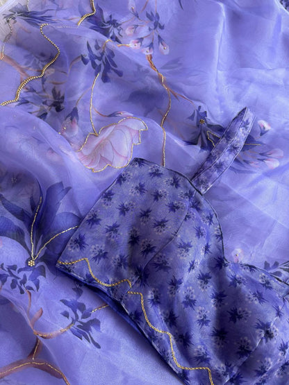 EXCLUSIVE LAUNCH – LUXURIOUS SOFT ORGANZA DIGITAL SAREE