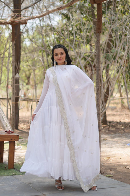 DESIRABLE WOMEN'S FULLY FLAIRED GOWN