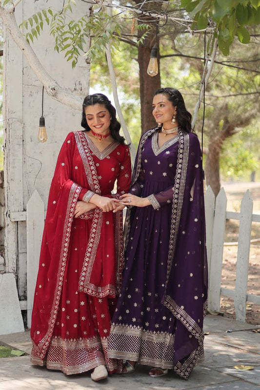 EXQUISITE DESIGNER ANARKALI SUIT