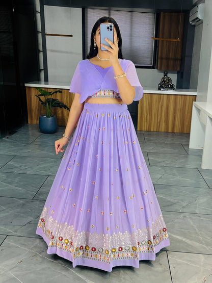 SHINE LIKE A DIVA – MODERN CROP TOP LEHENGA