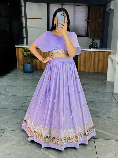 SHINE LIKE A DIVA – MODERN CROP TOP LEHENGA