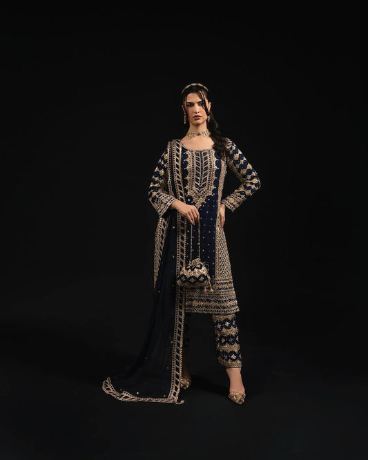 ELEGANT FOUX GEORGETTE PANT SET