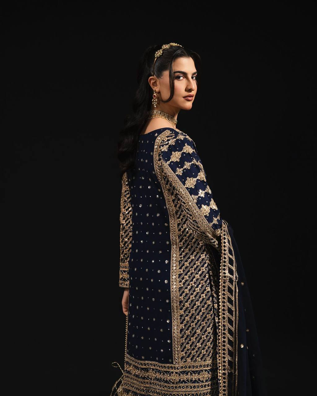 ELEGANT FOUX GEORGETTE PANT SET