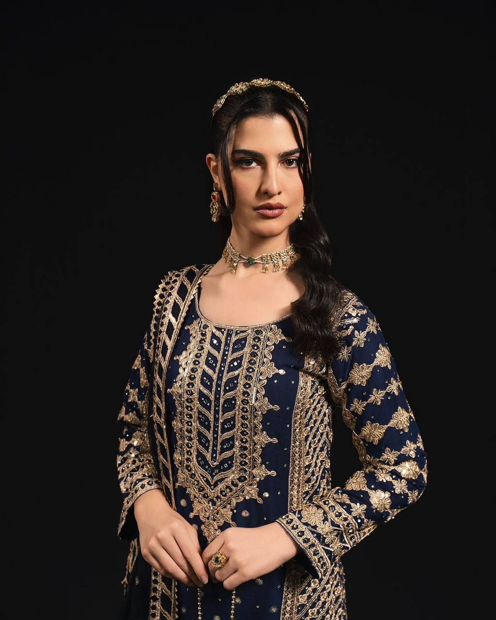 ELEGANT FOUX GEORGETTE PANT SET