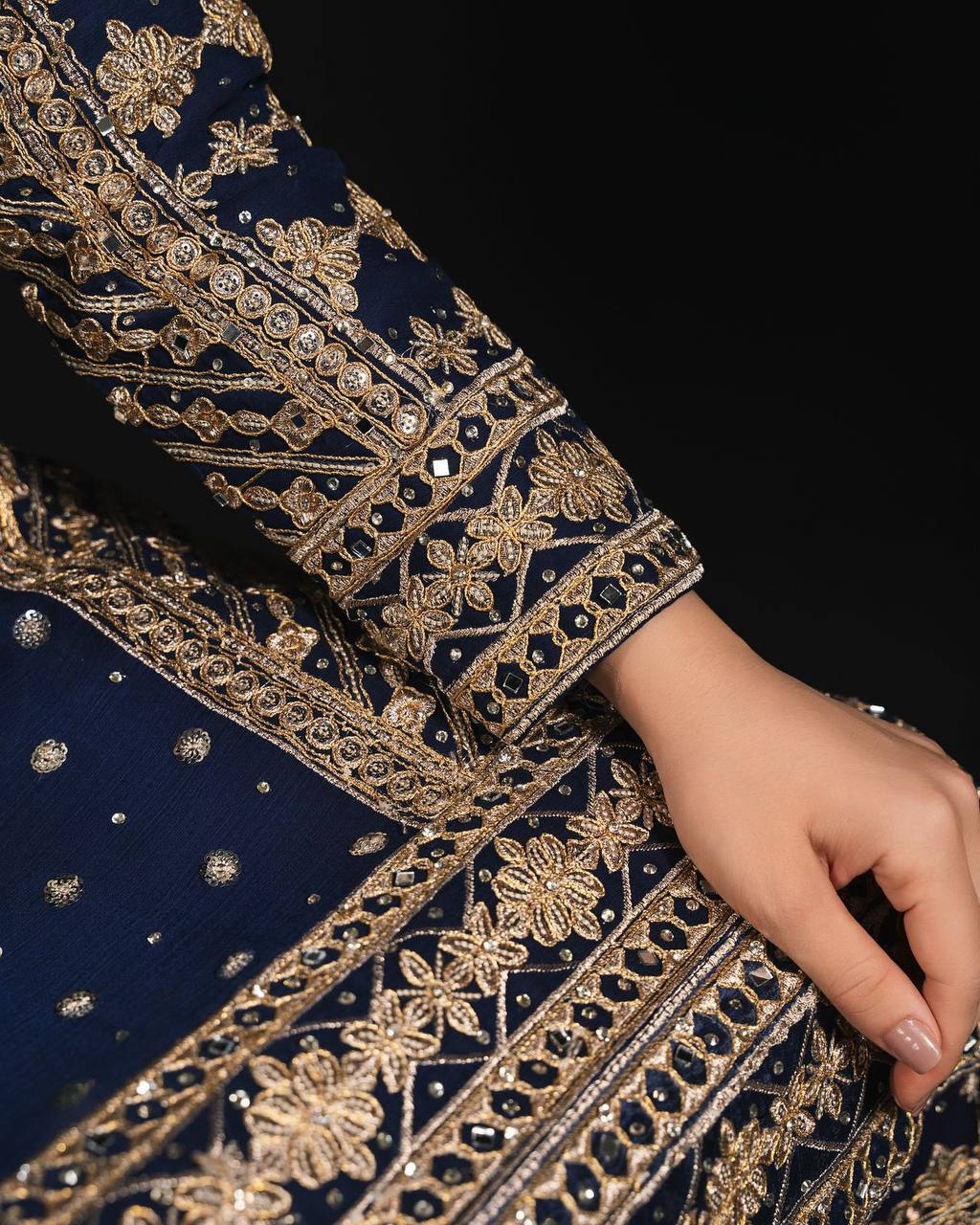 ELEGANT FOUX GEORGETTE PANT SET