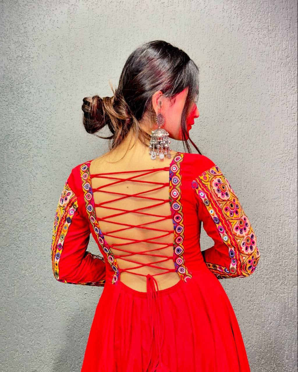 DESIGNER REYON ANARKALI SET