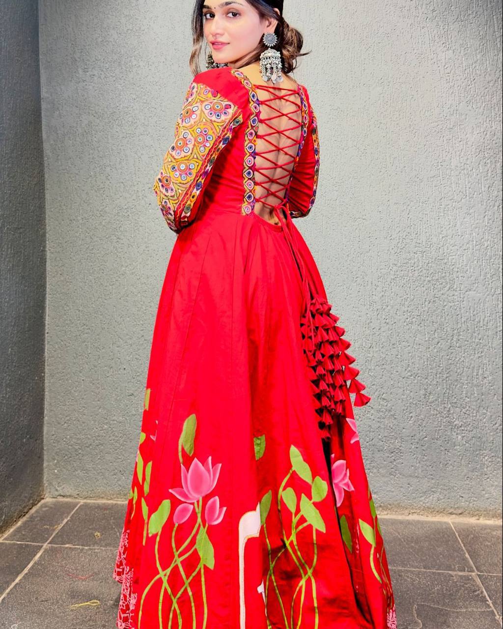DESIGNER REYON ANARKALI SET