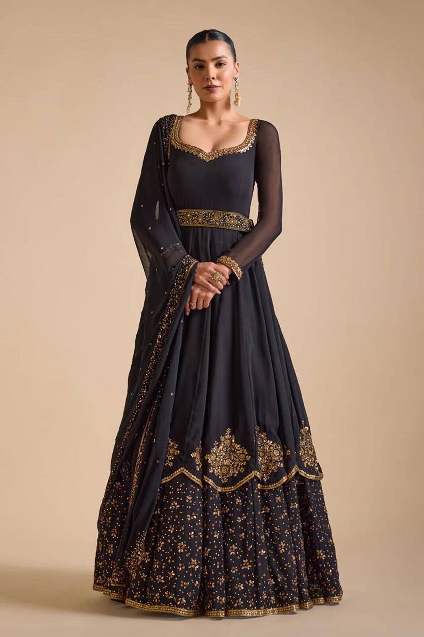 ELEGANT LONG ANARKALI SET