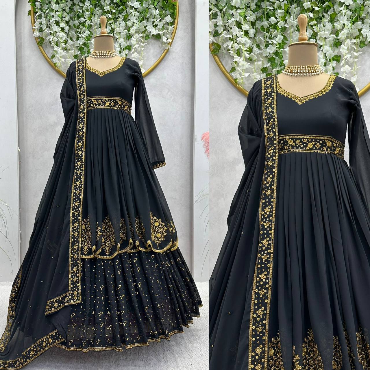 ELEGANT LONG ANARKALI SET
