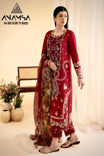 EXQUISITE SEMI-STITCHED DESIGNER OUTFIT