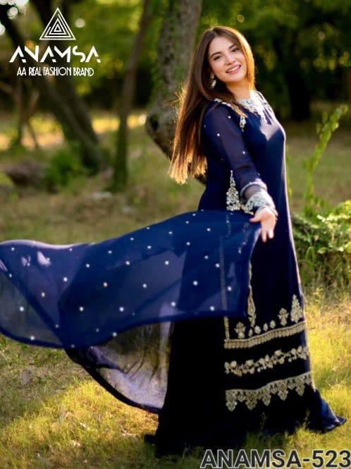 LUXURIOUS HEAVY EMBROIDERED DESIGNER OUTFIT