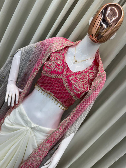 EXCLUSIVE THREE-PIECE WESTERN FUSION OUTFIT FOR A DESIGNER STATEMENT LOOK