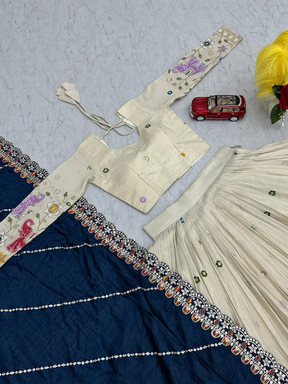 WEDDING WEAR LEHENGA CHOLI SET WITH CANCAN