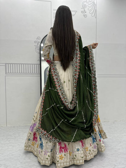 WEDDING WEAR LEHENGA CHOLI SET WITH CANCAN