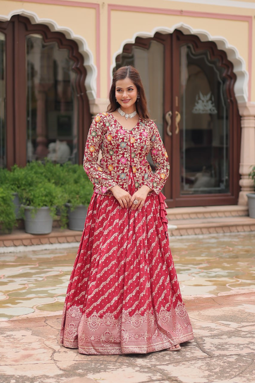 PREMIUM DESIGNER SEQUINS EMBROIDERED READYMADE CO-ORD SET FOR WOMEN