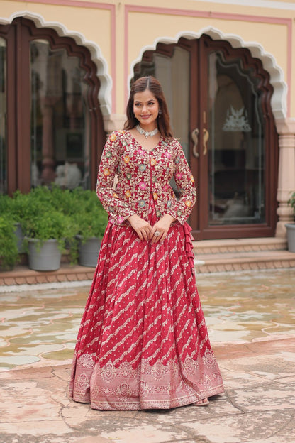 PREMIUM DESIGNER SEQUINS EMBROIDERED READYMADE CO-ORD SET FOR WOMEN