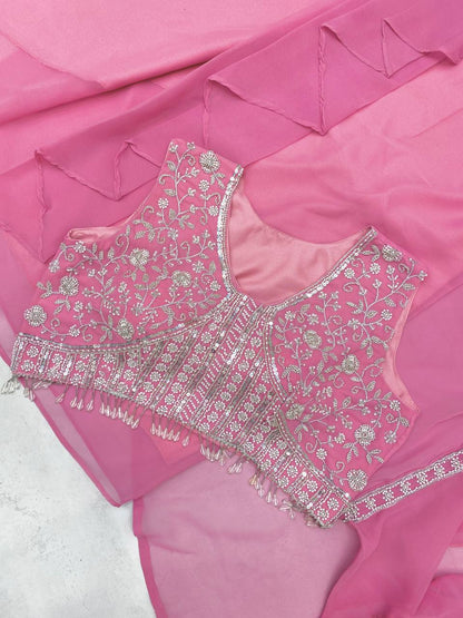 NEW THREE-PIECE HAND-WORKED WESTERN OUTFIT – PERFECT FOR THIS TRENDY WEDDING SEASON!