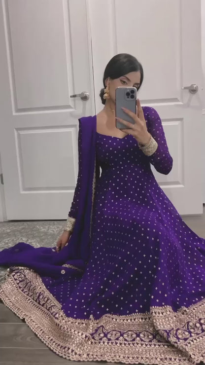 STYLISH FAUX GEORGETTE OUTFIT - PERFECT FOR EVERY OCCASION